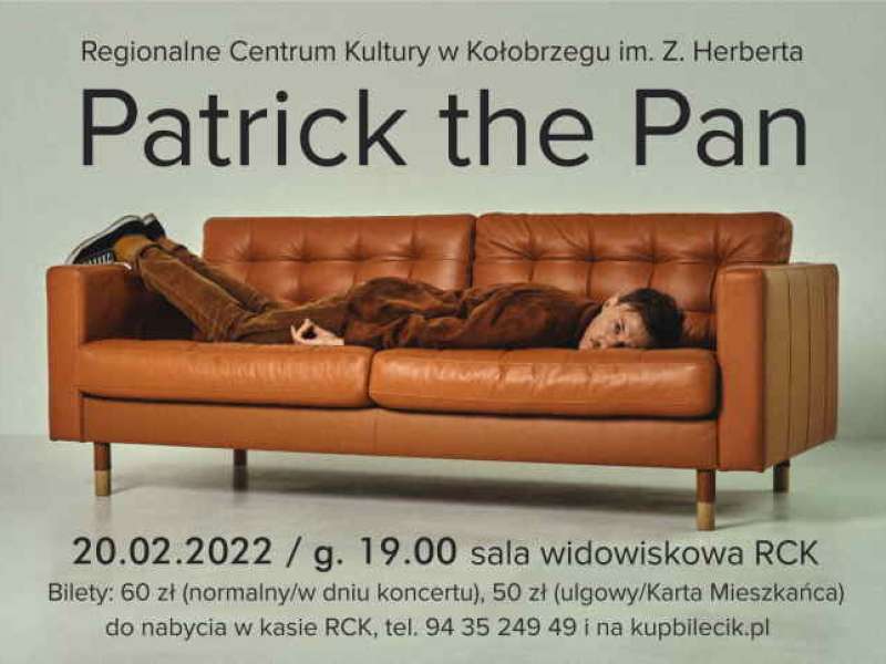 Patrick the Pan - Koncert w Regionalnym Centrum Kultury